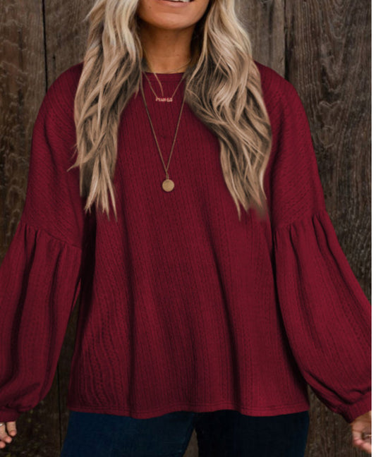 Maroon Blouse